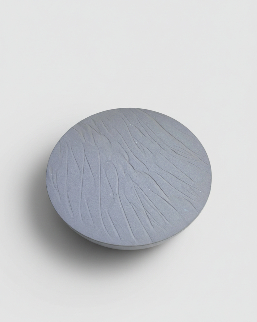 BOBBI Sculptural Table with Textured Top
