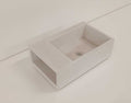 ELIZA Concrete Basin with Open Storage - Alcove Collection (50x35cm)