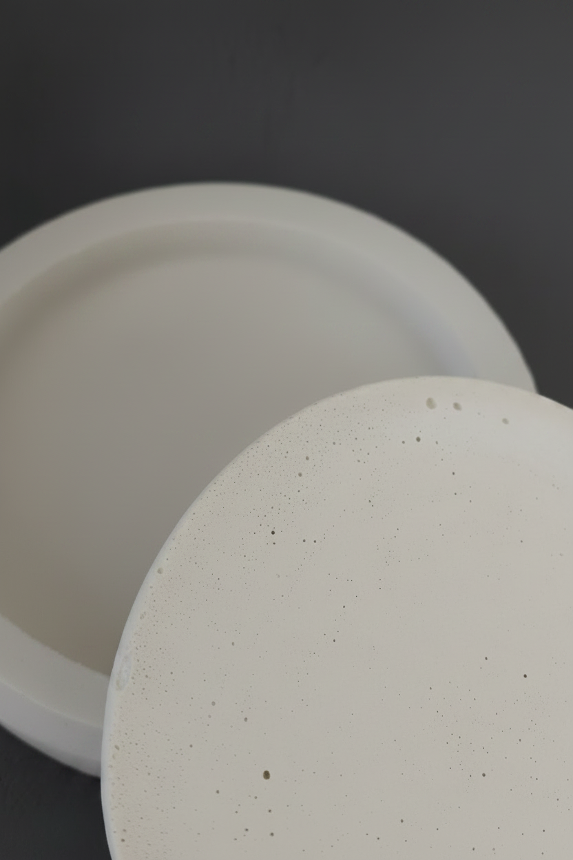 Round Concrete Coaster Silicone Mould