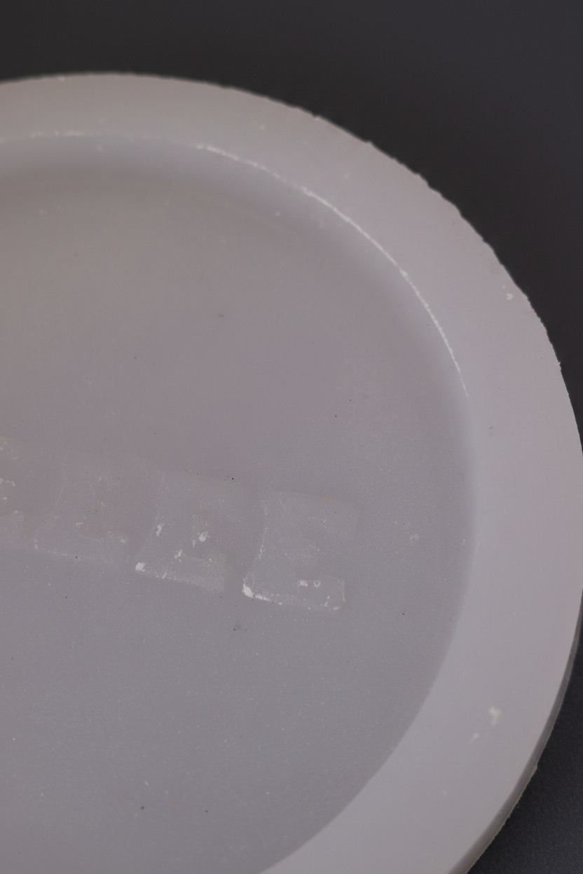 COFFEE Round Concrete Coaster Silicone Mould