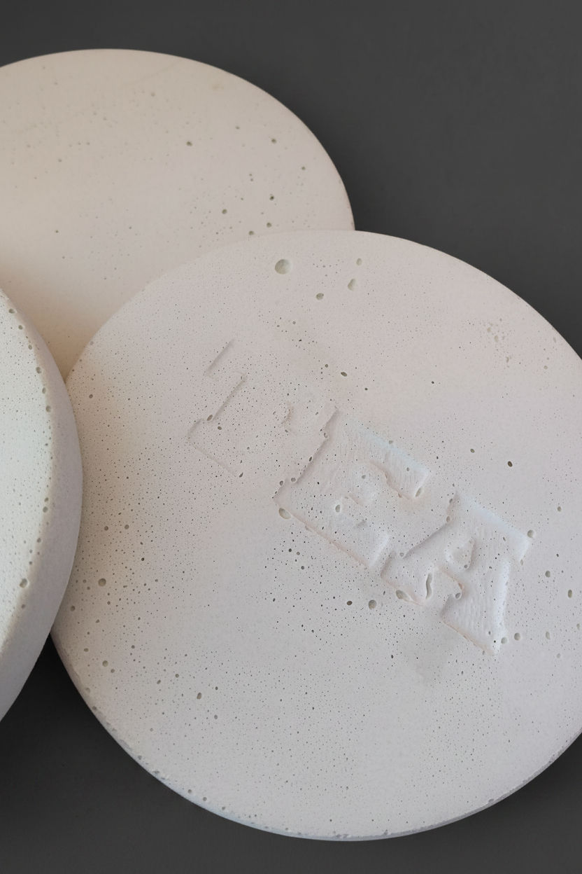 TEA Round Concrete Coaster Silicone Mould