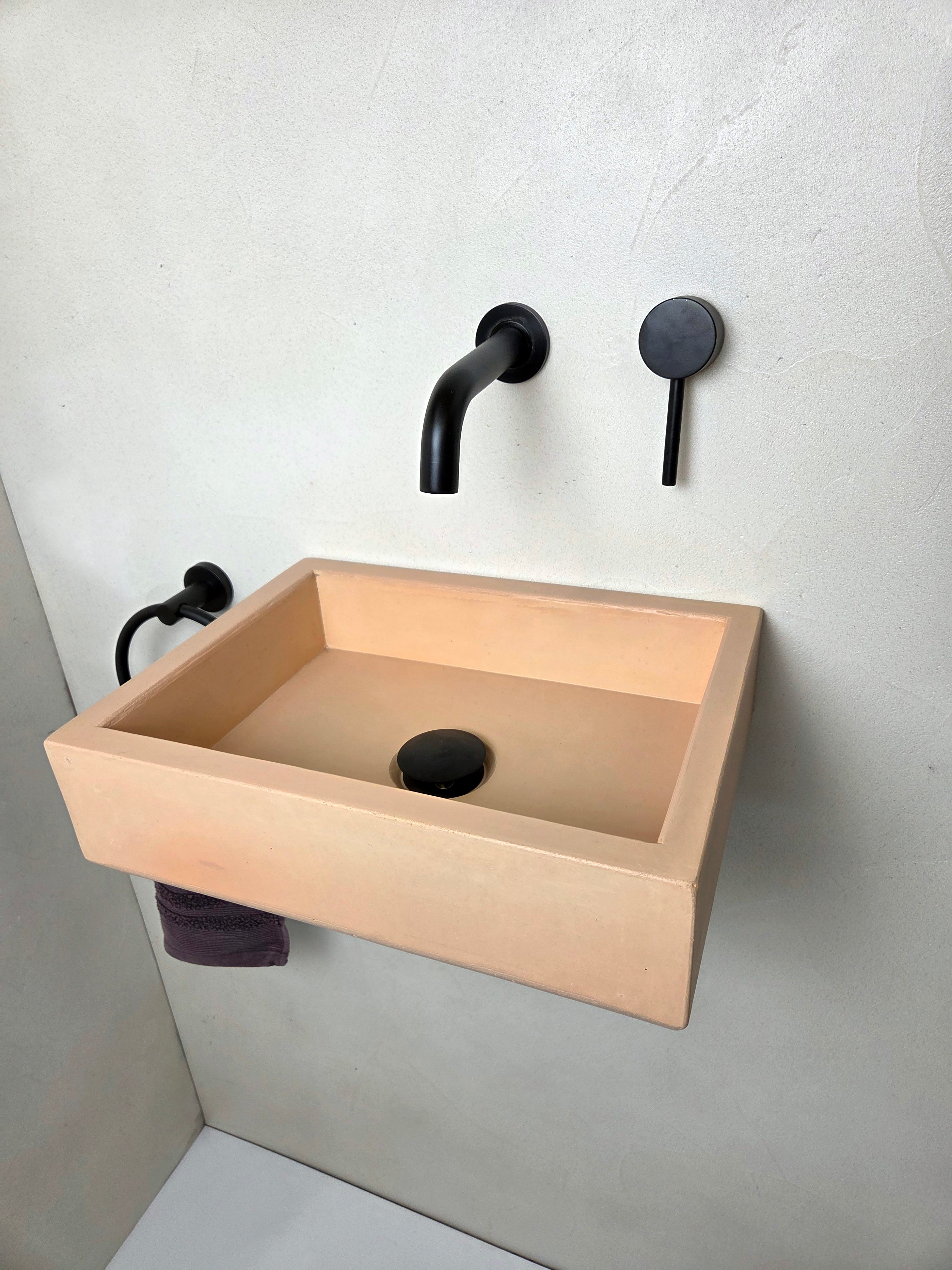 ISLA Rectangular Concrete Basin - Essential Collection (40x30cm)
