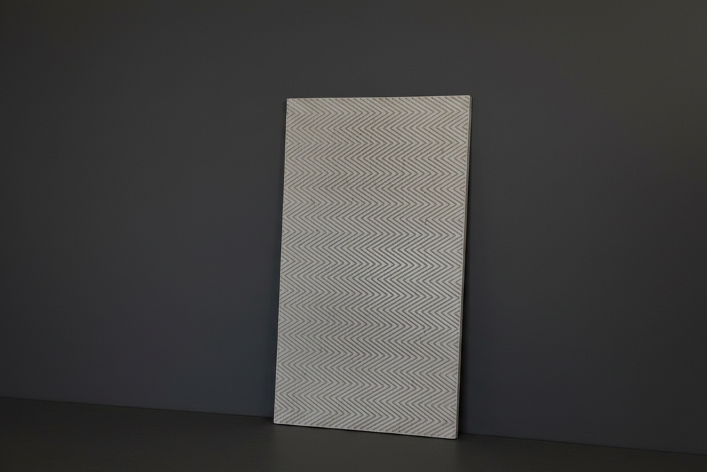 Chevron Concrete Wall Panel - Textured Architectural Cladding / Splashback