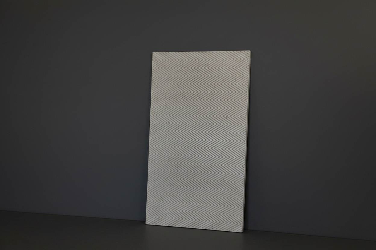 Chevron Concrete Wall Panel - Textured Architectural Cladding / Splashback