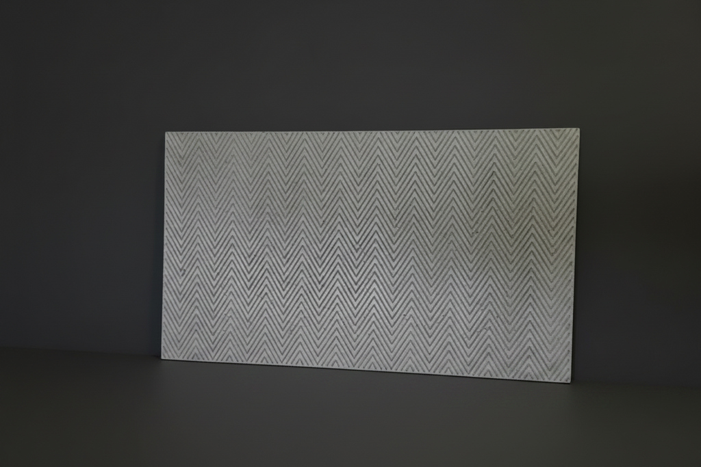 Chevron Concrete Wall Panel - Textured Architectural Cladding / Splashback