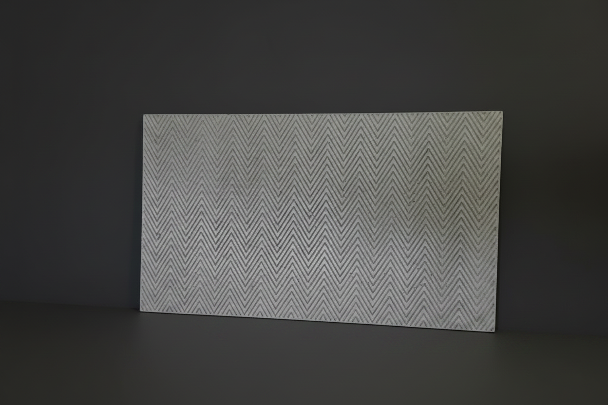 Chevron Concrete Wall Panel - Textured Architectural Cladding / Splashback