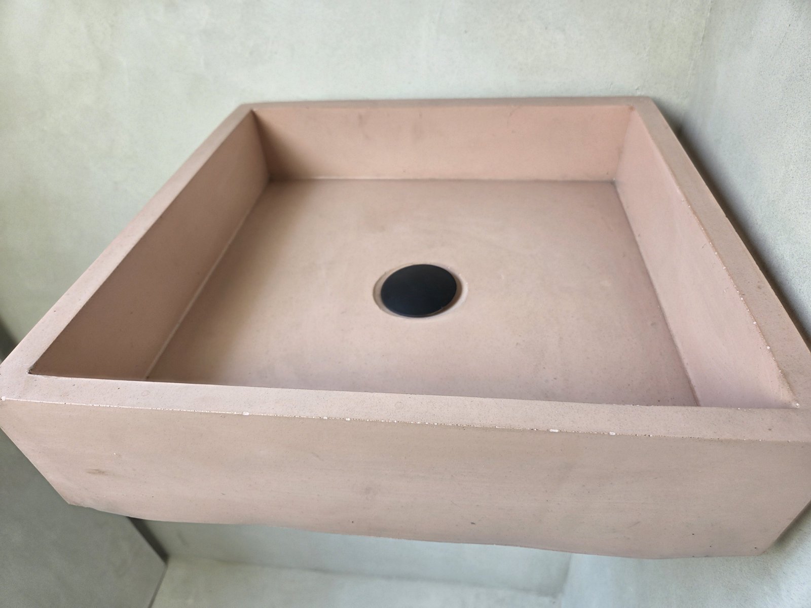 MAXI Rectangular Concrete Basin - Essential Collection (41cm) | In Stock - Flamingo