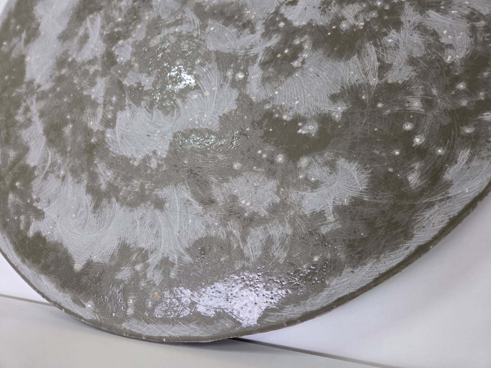 Strata Concrete & Resin Wall Art - Grey Textured Panel (60 cm)