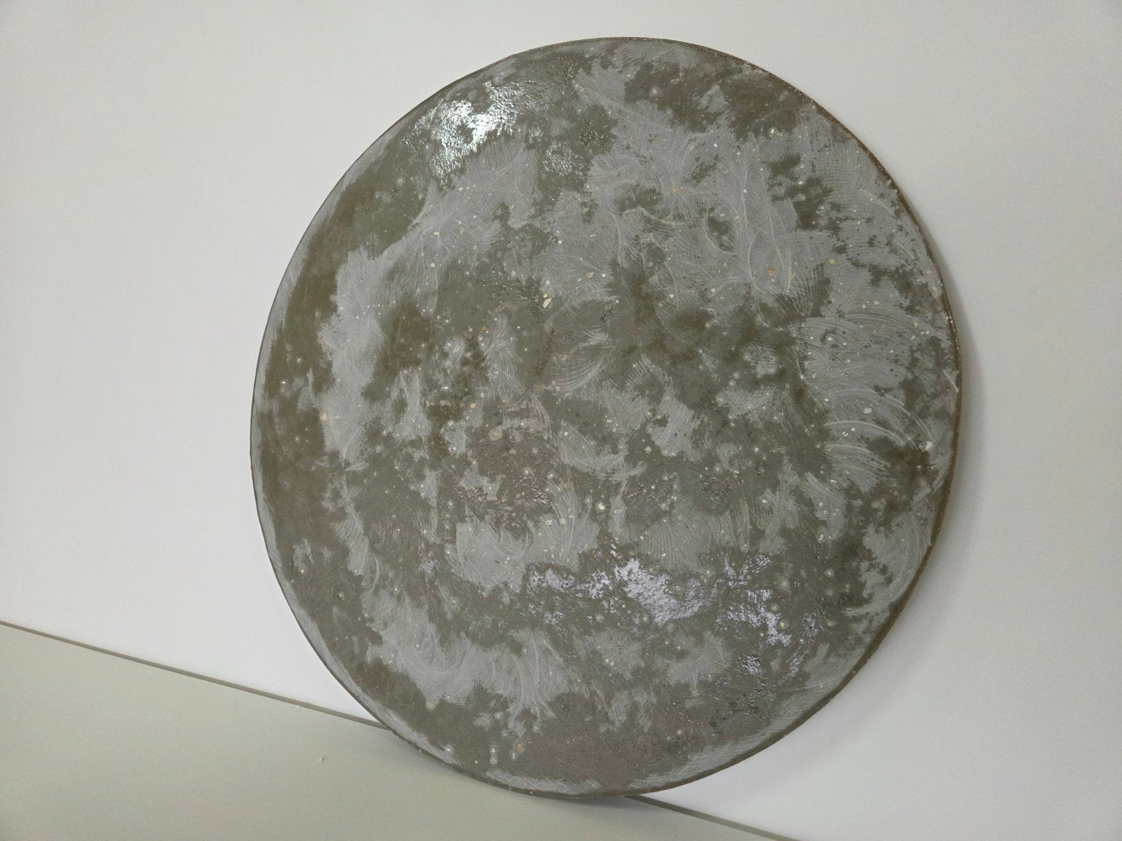 Strata Concrete & Resin Wall Art - Grey Textured Panel (60 cm)