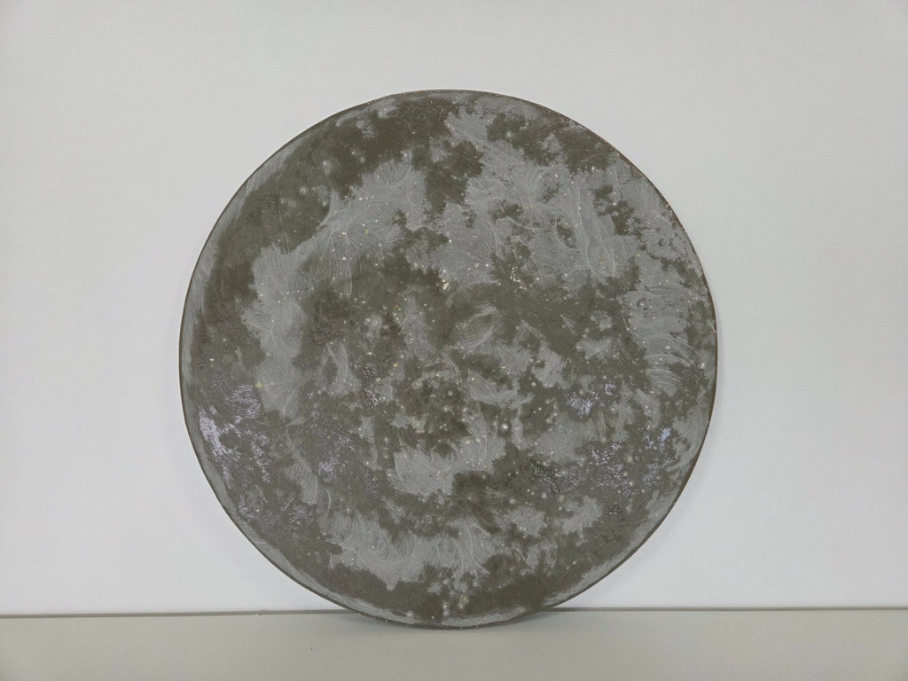 Strata Concrete & Resin Wall Art - Grey Textured Panel (60 cm)