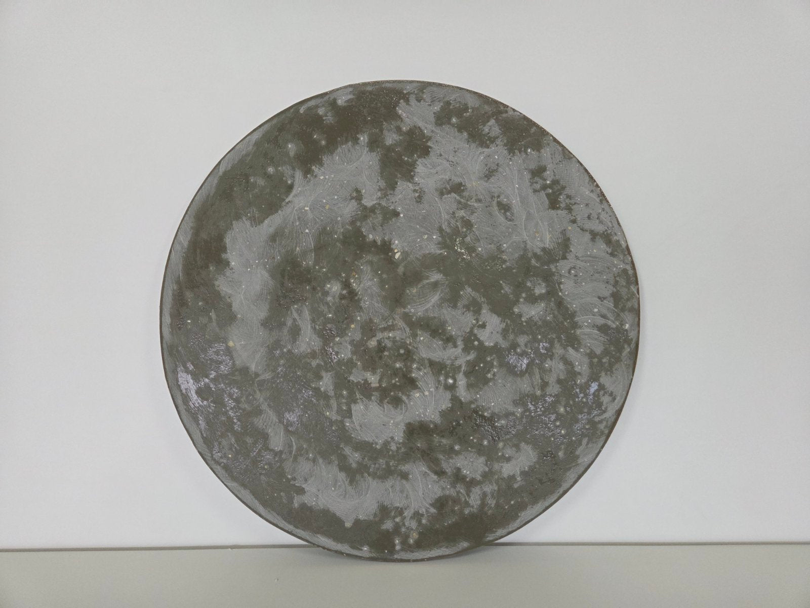 Strata Concrete & Resin Wall Art - Grey Textured Panel (60 cm)