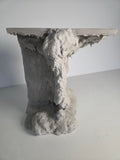 Thea Perpendicular Side Table - Hand-Shaped Concrete Artful Furniture