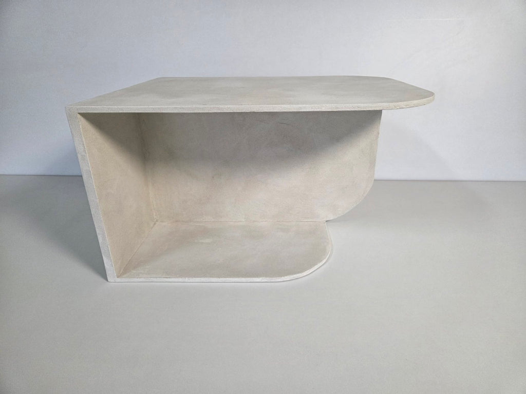 Sculptural Microcement Coffee Table - Modern Concrete Look - Studio Forma
