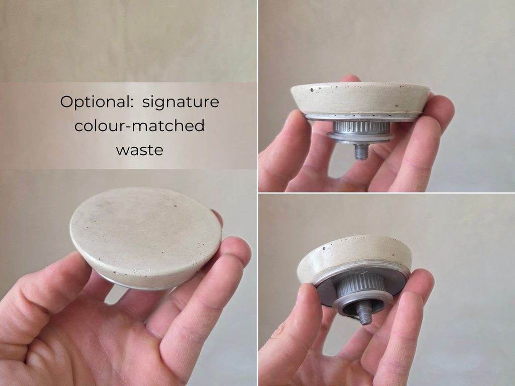 concrete colour-matched waste cover by nedevdesign