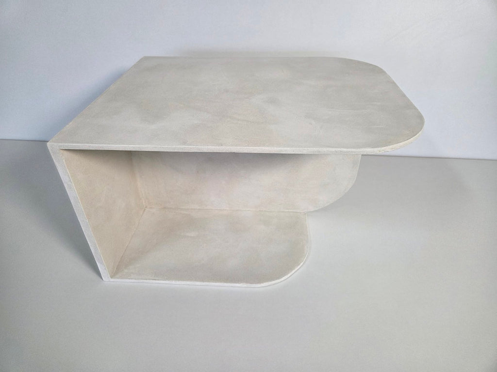 Sculptural Microcement Coffee Table - Modern Concrete Look - Studio Forma