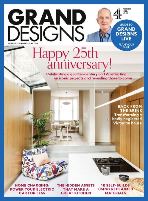 Concrete sinks and countertops with microcement flooring and bathroom walls in Grand Designs featured project