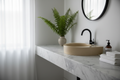 PLANA CURVE Concrete Vanity