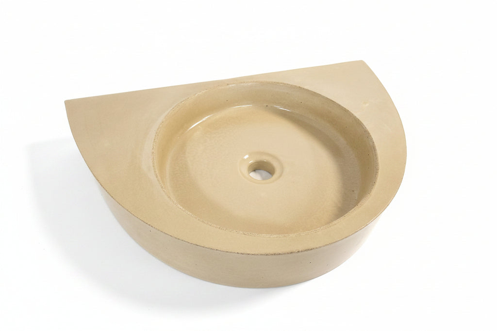 PLANA CURVE semi circular concrete basin