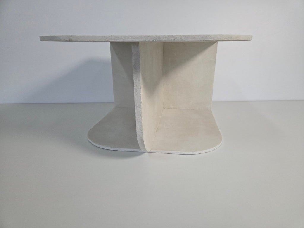 Sculptural Microcement Coffee Table - Modern Concrete Look - Studio Forma