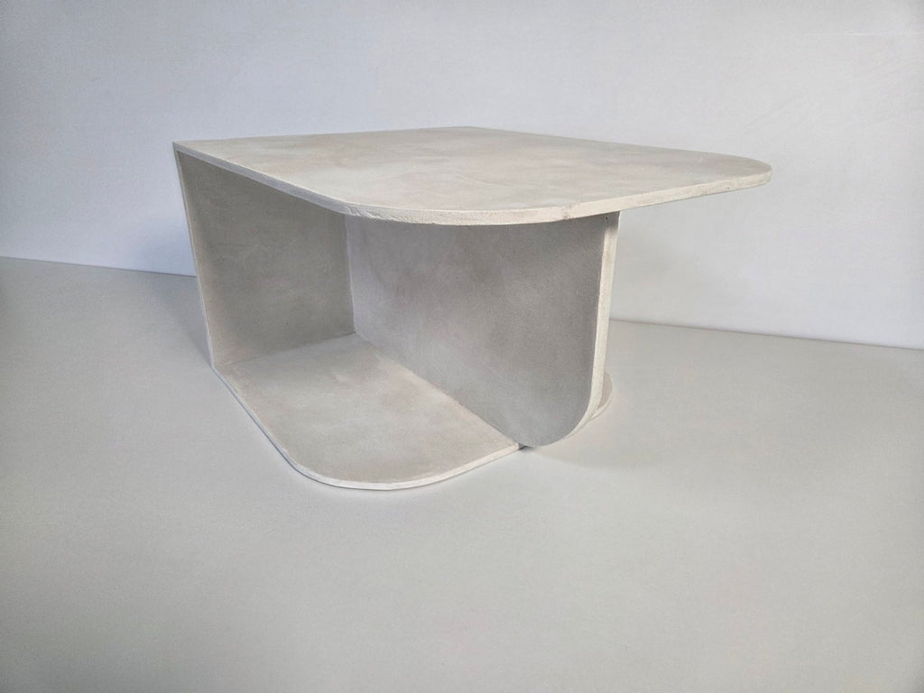 Sculptural Microcement Coffee Table - Modern Concrete Look - Studio Forma